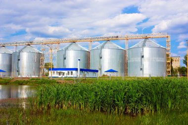 Agricultural elevator clipart