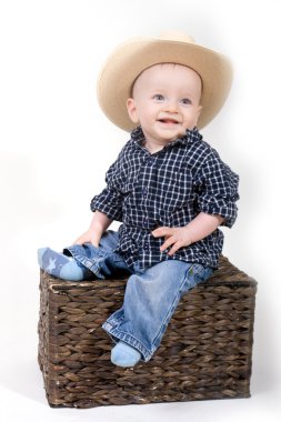 Little cowboy clipart