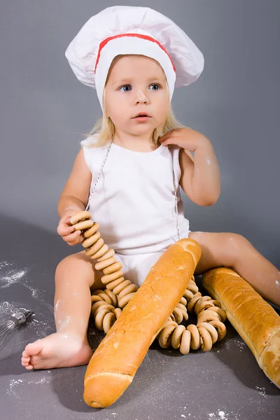 Bebé chef —  Fotos de Stock