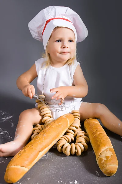 Bebé chef — Foto de Stock