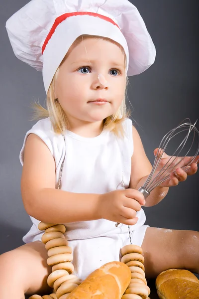 아기 요리사 — 스톡 사진