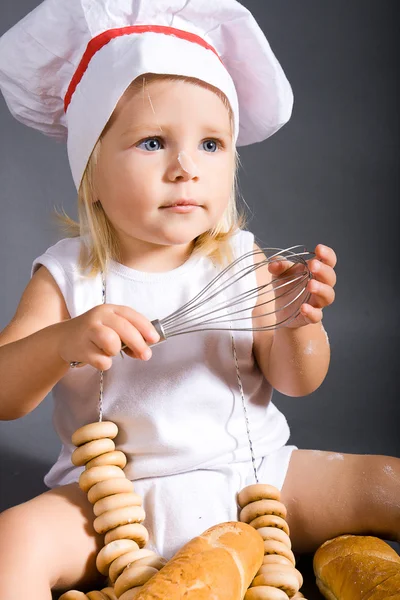 Bebé chef — Foto de Stock