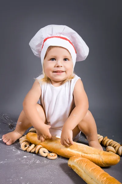 아기 요리사 — 스톡 사진