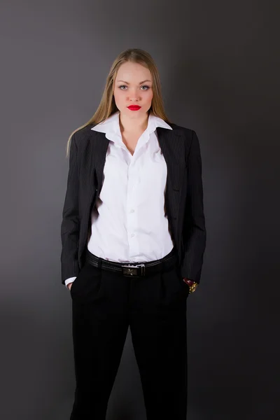 stock image Young business lady