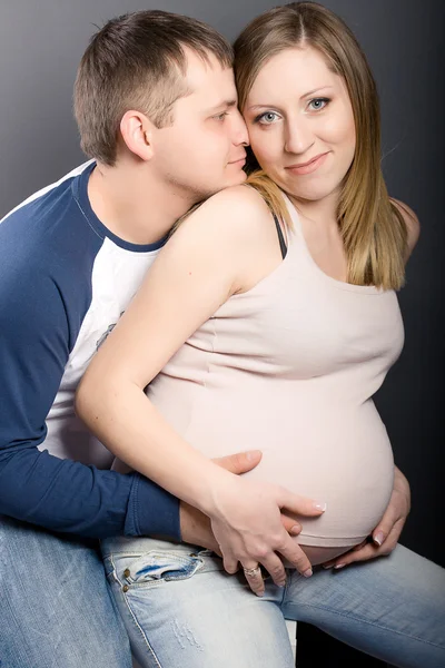 Par wiaiting baby i graviditeten — Stockfoto