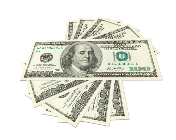 Dollars spread — Stock Photo, Image