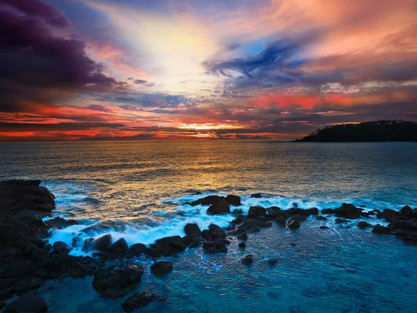Ocean sunset Stock Photo