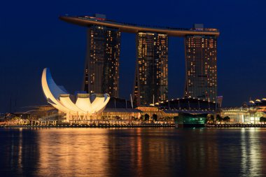 Marina bay sands hotel ve casino, Singapur