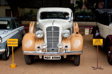 CHENNAI - INDIA - JULY 24: Plymouth PJ 1935 (retro vintage car) clipart