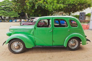 CHENNAI - INDIA - JULY 24: Ford Prefect 1952 (retro vintage car) clipart