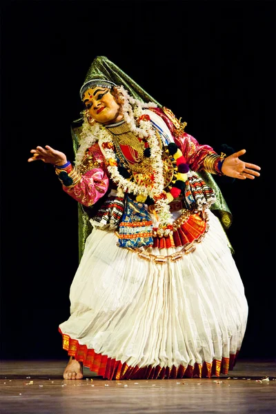 Baile Kathakali. Festival Bhava Bhavanam. Septiembre de 2009. Chenna — Foto de Stock