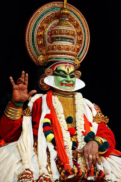 Danza Kathakali. Festival di Bhava Bhavanam. Settembre 2009. Chenna. — Foto Stock