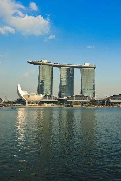 Marina bay sands hotel en casino, singapore — Stockfoto