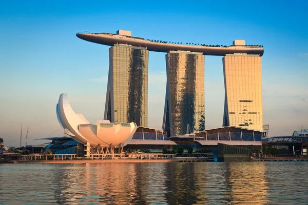 Marina Bay Sands hotel e casino, Singapura — Fotografia de Stock