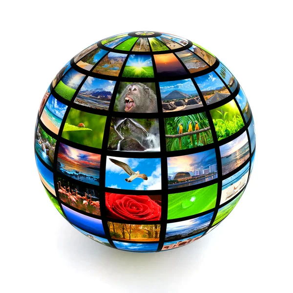Picture globe — Stock Photo, Image