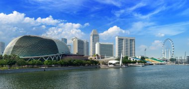 Singapore skyline clipart