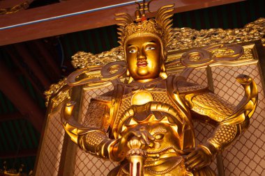 Skanda bodhisattva statue clipart
