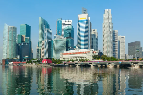 Singapore skyscrapers — Stock Photo, Image