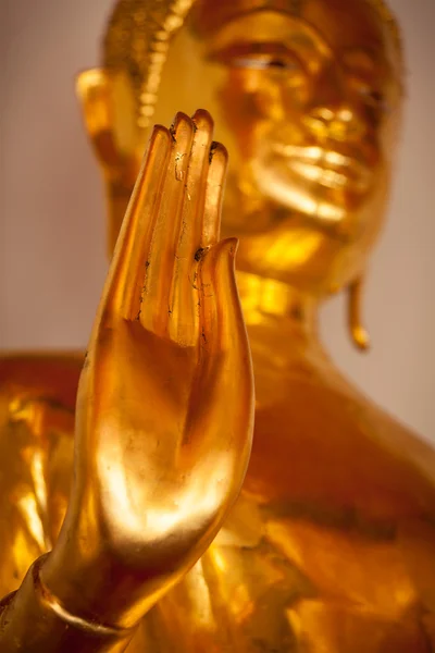 Buddha szobor kezét, Thaiföld — Stock Fotó