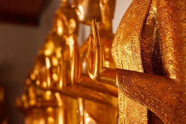 泰国的佛雕像手 — 图库照片