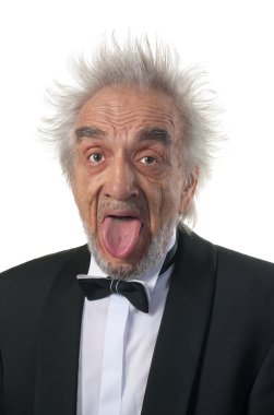 Elderly man clipart