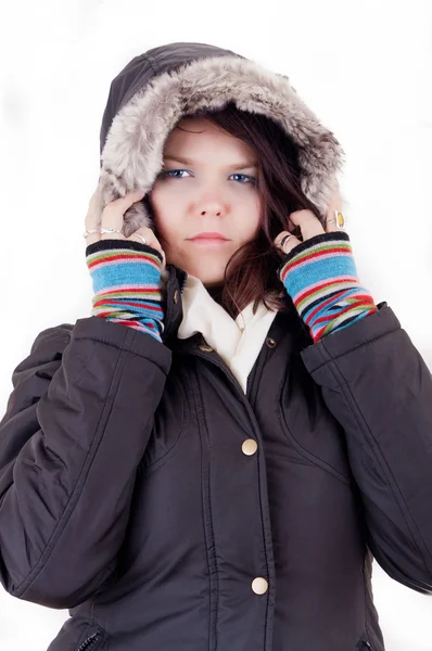 stock image Winter woman