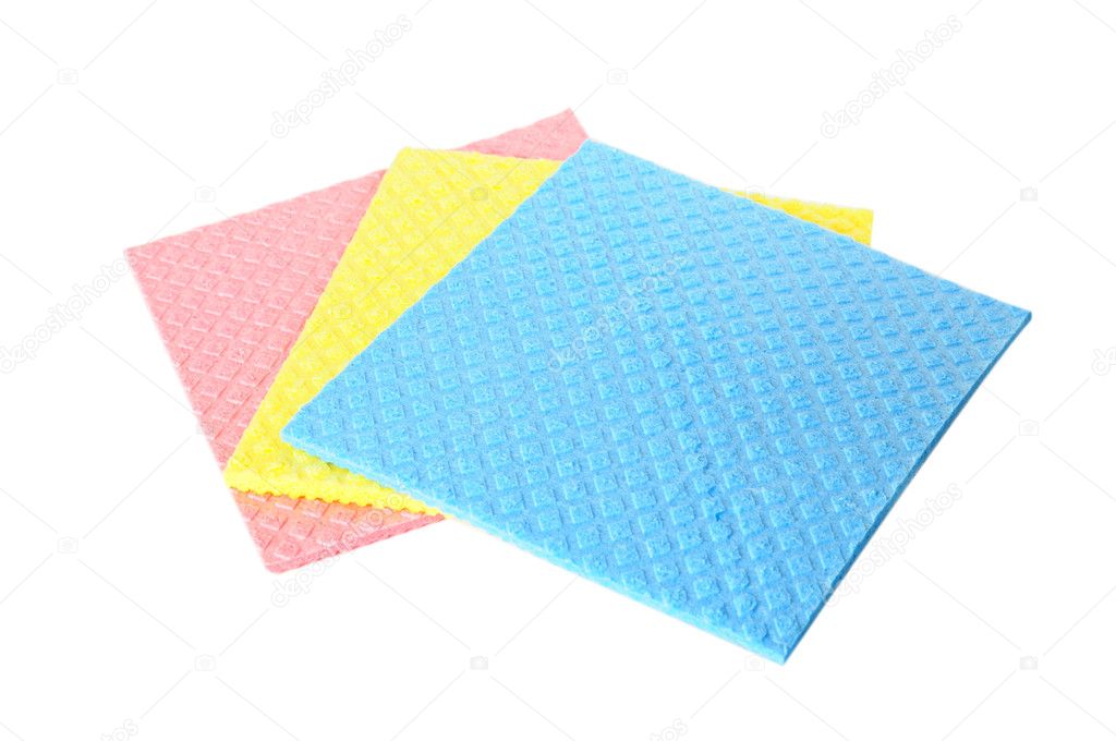 Group of kitchen sponges