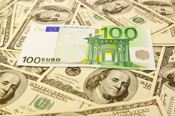 Arka plandan dolarlık banknotlar — Stok fotoğraf