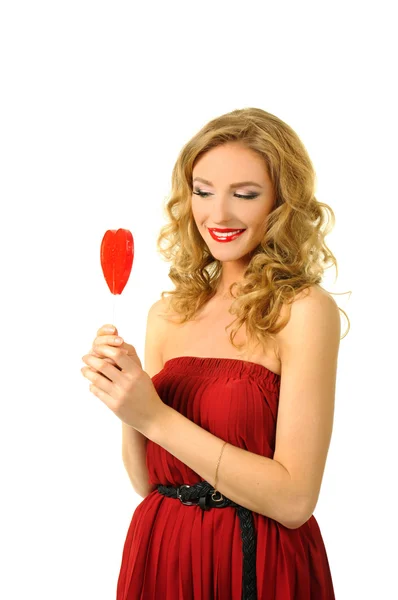 Sexy valentine girl — Stock Photo, Image