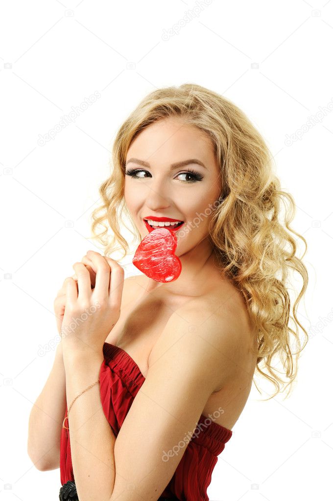 Sexy valentine girl