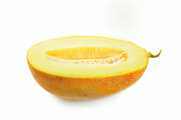 Melon na białym — Zdjęcie stockowe