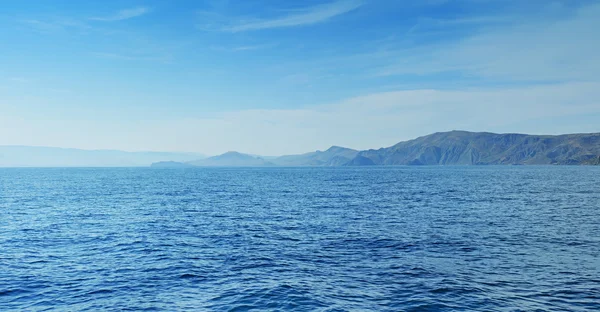 Морская панорама — стоковое фото