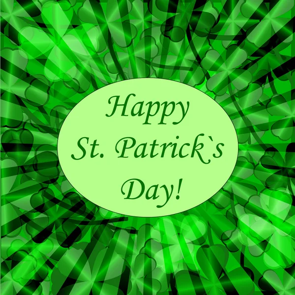 Abstract background to st. patrick`s day — Stock Vector