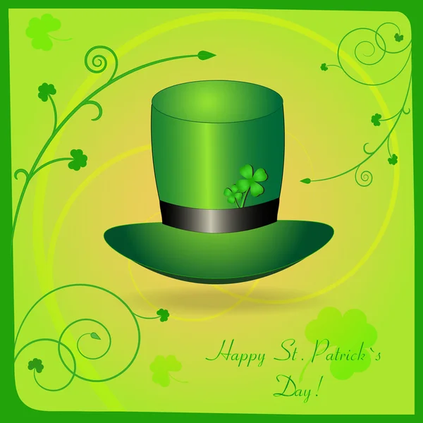 Greeting St. Patrick card — Stock Vector