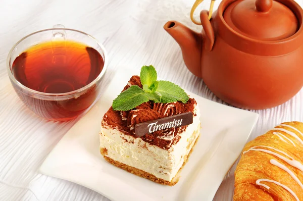 Tarta de chocolate Tiramisu —  Fotos de Stock