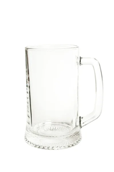 Пустой стакан для пива — стоковое фото