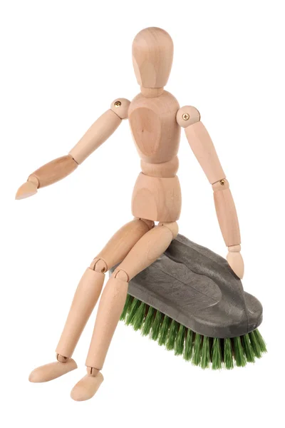 Mannequin on the brush — Stock Photo, Image