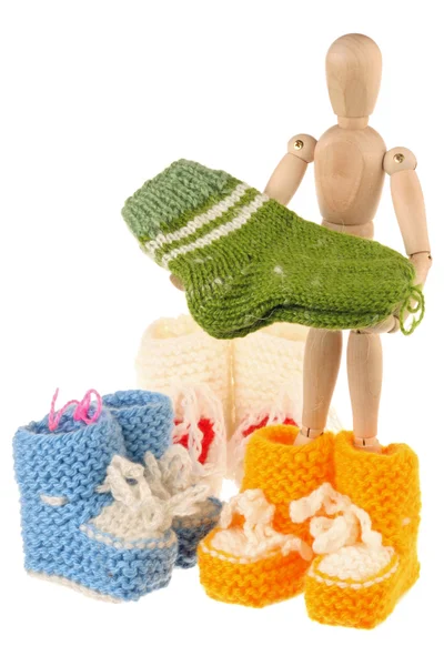 Baby knitwear Royalty Free Stock Images