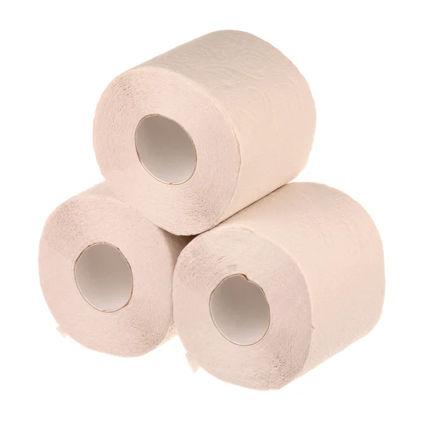 Tres rollos de papel — Foto de Stock