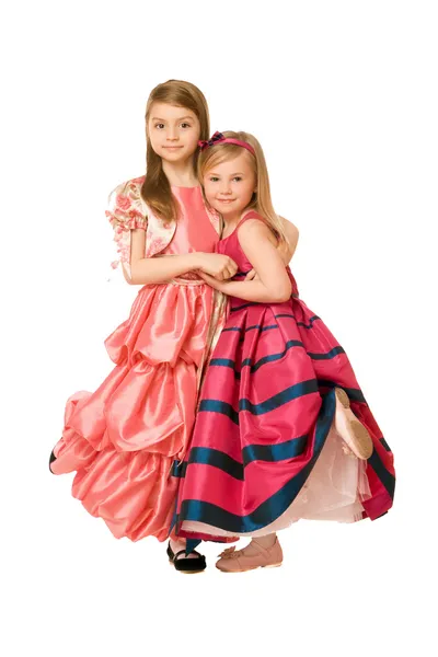 Δύο ελκυστικά μικρά κορίτσια — Φωτογραφία Αρχείου