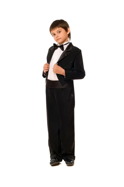 Little boy in a tuxedo — Stock Photo, Image
