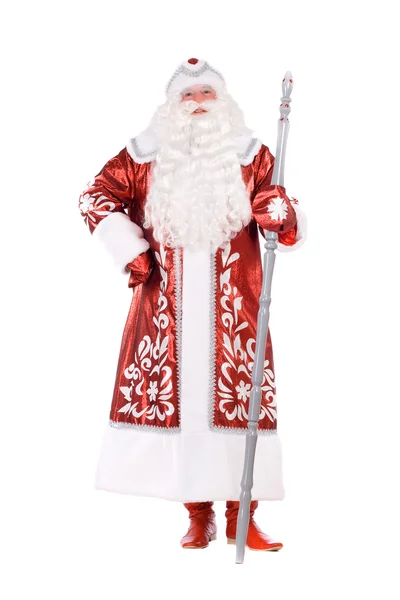 Ded Moroz. Isolado em branco — Fotografia de Stock
