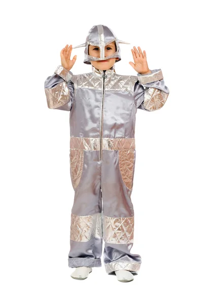 宇航员服装的男孩 — 图库照片