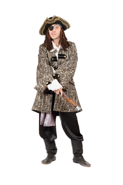 Man in a pirate costume Stock Photo