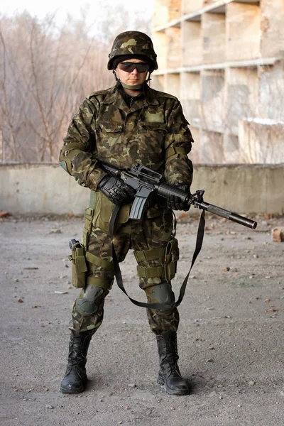 군사 젊은이 — 스톡 사진
