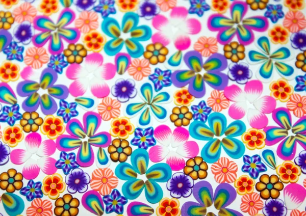 Background coloured small flowers — Stock Photo, Image