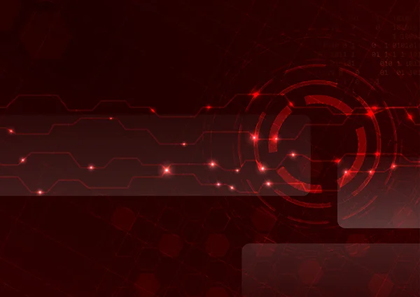 技術の赤のセルの背景色 — ストックベクタ