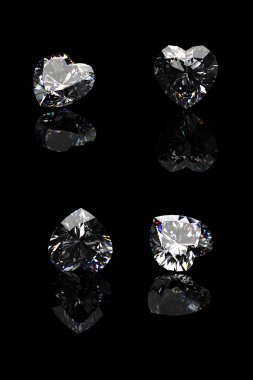 Collection of diamond. Gemstone clipart