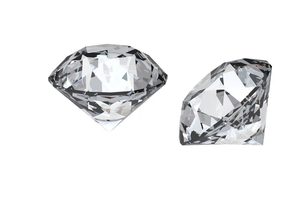 라운드 다이아몬드 — 스톡 사진