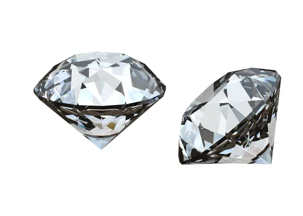 Diamante redondo — Fotografia de Stock